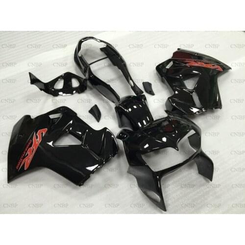 VFR800 1998 - 2001 Fairings VFR 800 2000 Bodywork VFR 800 2001 glossy Black Plastic Fairings