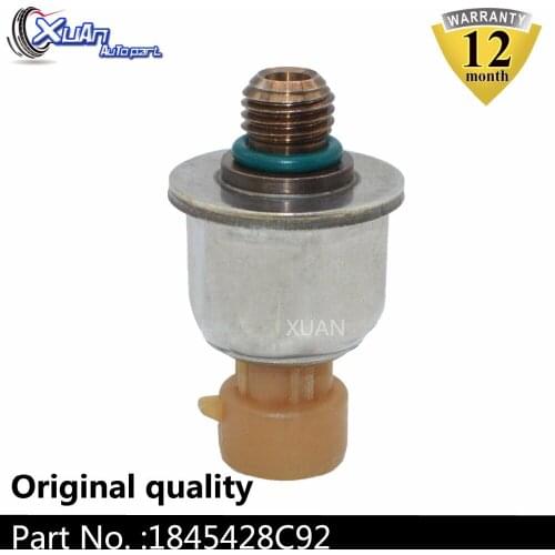 XUAN 1845428C92 Fuel Rail high Pressure Regulator Sensor valve For Ford E-350 Excursion F-250 F-350 6.0L V8 2004-2007 3PP6-12