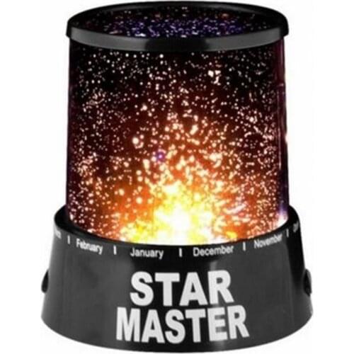 Starry projection lamp starry sky night light night light 360-degree rotation 3D atmosphere light portable light