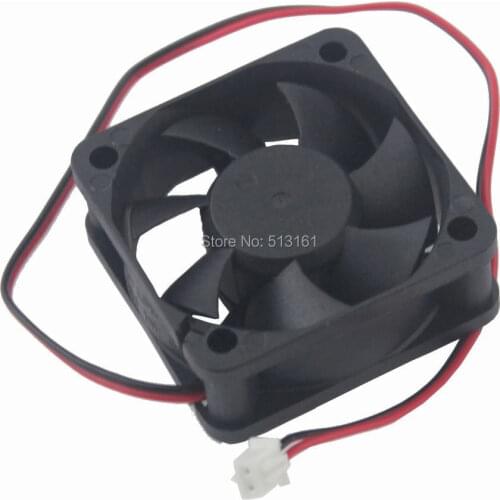 100Pcs Gdstime 50mm x 50mm x 20mm 5020 DC 12V 2Pin Ball Bearing Brushless Cooling Fan