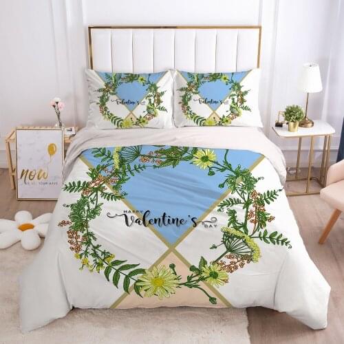 2/3pcs Duvet cover set pillow case Bedding set Queen King Euro Bed linens 220x240 140x200 240x260 Bed set Eastey nordic Twocolor