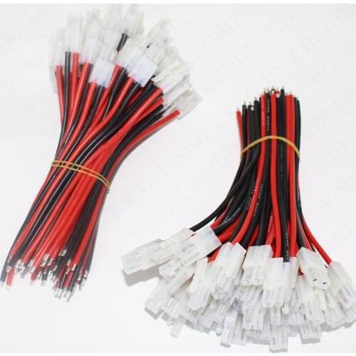 500 pcs /Lot Male + Female Tamiya Battery Connector 14awg 15cm Wire