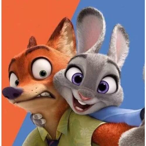 Disney Crazy Animal City 5D Diamond Painting DIY Diamond Mosaic Embroidery Cross Stitch Kits Full Square/Round Drill Home Decor