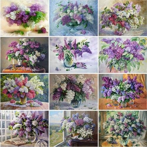 DIY 5D Diamond Painting Flower Diamond Embroidery Full Round Rhinestone Mosaic Sale Cross Stitch Kit Art Wall Sticker Room Decor