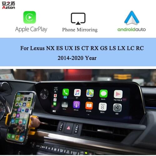 Car Navigation Apple CarPlay Android Auto For Lexus RX300 RX350 RX400h RX450h CarPlay Video Interface Google Map Waze USB