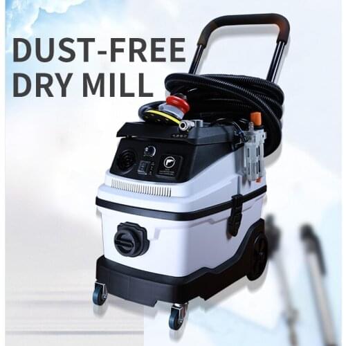 1PC Automobile Pneumatic Dustless Dry Grinder Sander Equipment Vacuum Electric Sander Mobile Dustless Dry Polisher Machine 220V