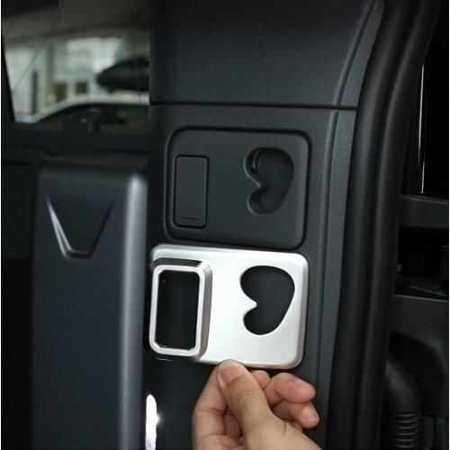 Car Rear Trunk Hook Up Decoration Frame Cover Trim,ABS Plastic,For Land Rover Defender 110 130 2020-2021,Interior Accessories