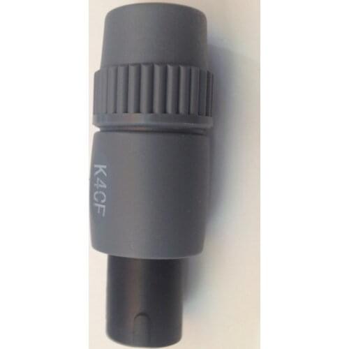 Free Ship K4CF 4 Core Plug Professional Audio Speakers Sound Plug Connector Copper Core Joint socket for Audio Speaker Cable