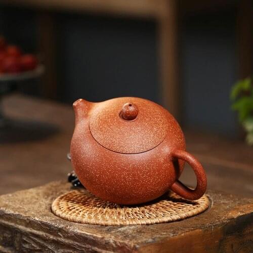 Yixing tea pot purple clay xi shi zisha teapot ore beauty chinese xishi 240ml tie guan yin black tea