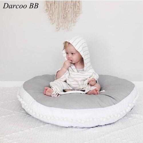 Kids Game Mats Baby Crawling Round Pad Play Mat Children Toys Infant Baby Room Carpet Diameter 90