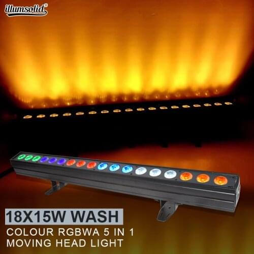 Disco Light 18X15W RGBW 4IN1 DMX Bar Led Wall Wash Light For Dj Party Stage Effect Lighting Night Light