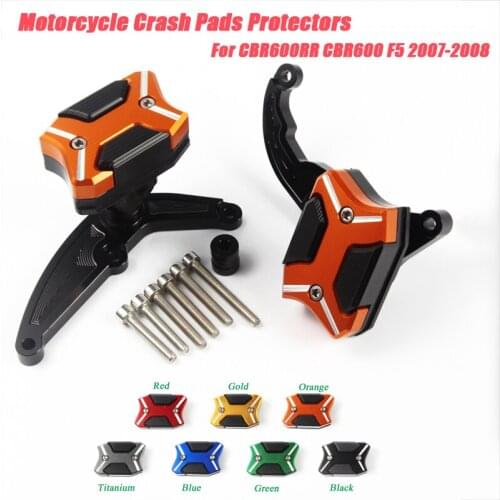 For Honda CBR600RR CBR600 F5 2007-2008 Motorcycle Cave Frame Slider Engine Cover Crash Pads Protectors CNC Aluminum alloy