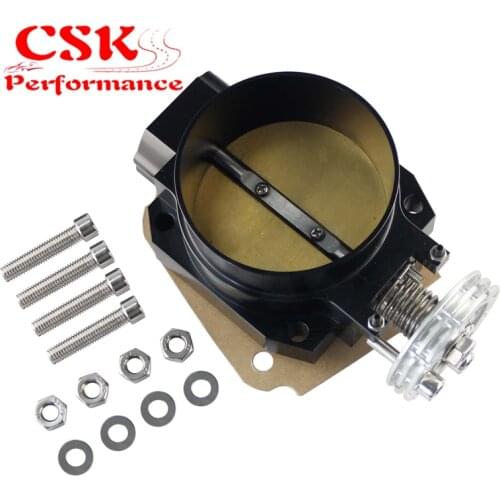 90MM-85mm Q45 Throttle Body Intake Manifold FOR NISSAN RB25DET RB26DET RB20DT GTS SILVER