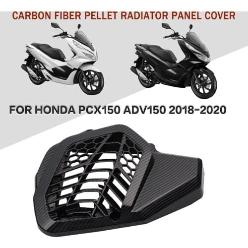 FOR HOND PCX150 ADV150 CLICK150I VARIO150 PCX 150 CLICK 150I VARIO 150 2018-2020 Radiator Panel Cover Carbon Fiber Pattern