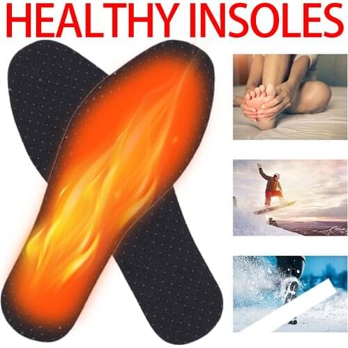NEW Heating Magnetic Insole Rays Self-heating Heated Warming Mat Far Shoe Feet Pad Infrared 1Pair Massage Slimming Insole Unisex