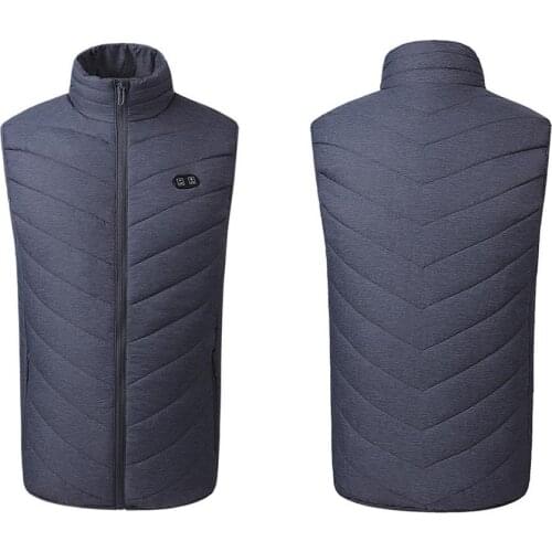 8 Zone Heating Massage Vest 3 Adjustable Temperature Settings Dual Temperature Lock Machine Washable Comfortable Heated Vest