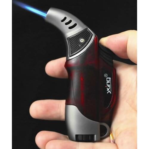 Unusual Mini Butane Jet Torch Cigarette Windproof Lighter Cigar For BBQ Kitchen Camping Survival Lighter Gadgets For Men