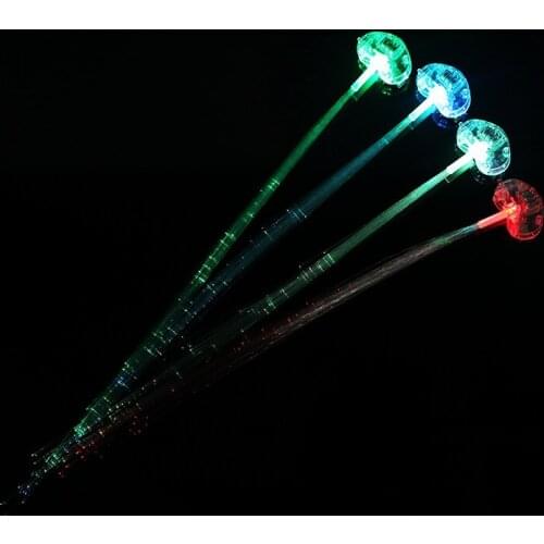 New LED fiber optic glow braids Prom Bar glow super-glamorous wig braid factory batch