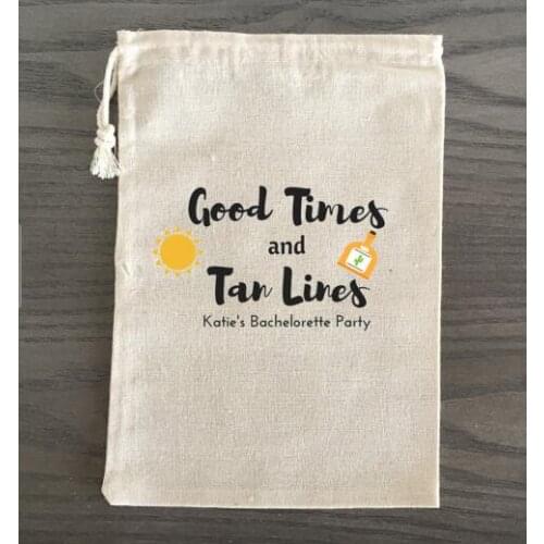 Custom name good time wedding Hangover Kit jewelry favor muslim Bags Bachelorette hen bridal shower Champagne Party gift bag