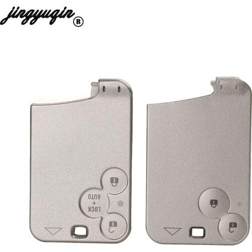 Jingyuqin Remote 2/3 Buttons Car Case Key shell Cover For Renault Laguna Espace Smart Card Car Styling