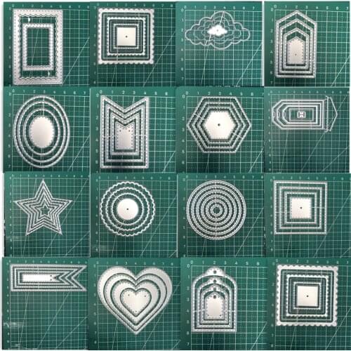 FRAME Stencil Metal Cutting Dies Stencil for DIY Scrapbooking/Photo Album Decorative Embossing DIY Paper Cards