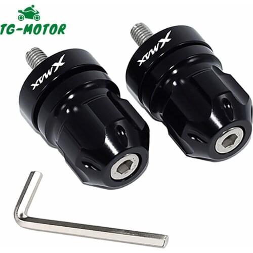 TG-Motor For YAMAHA XMAX300 XMAX250 xmax125 XMAX 125 250 300 400 Motorcycle Accessories Handle bar Grips End plug Cap Anti-Skid