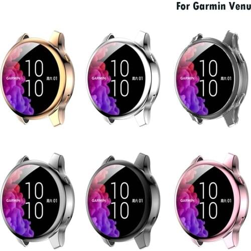Ultra-Thin TPU Transparent Screen protective Watch Case For Garmin Venu full Protector Cover frame Shock-resistant Shell
