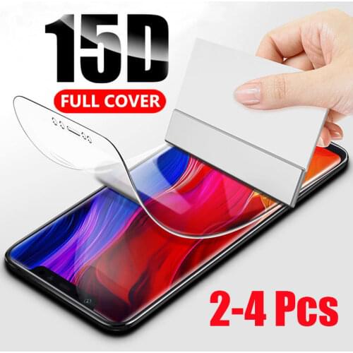 2Pcs Screen Protector For Xiaomi Redmi Note 9 8 7 K20 K30 Pro Full Soft Hydrogel Film For Xiaomi Mi 11 Mi 10 Mi 9 9T Pro SE Mi 8