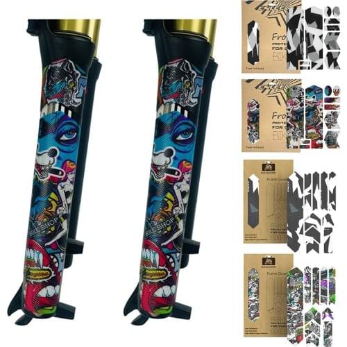 Bicycle Fork Frame Protection Film Chain Care Sticker Anti-Scratch Stickers MTB Bike Waterproof Surface Protection Film