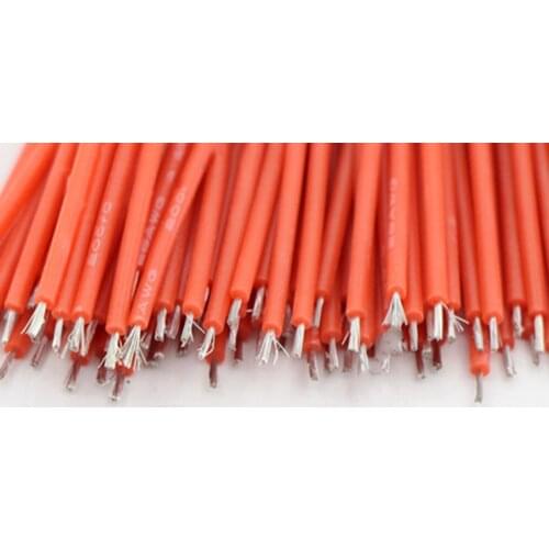 100Pcs 1P-1P 2.54MM 20CM Double-headed Female To Female Dupont Wire For Arduino Silicone Jumper Cable 26awg