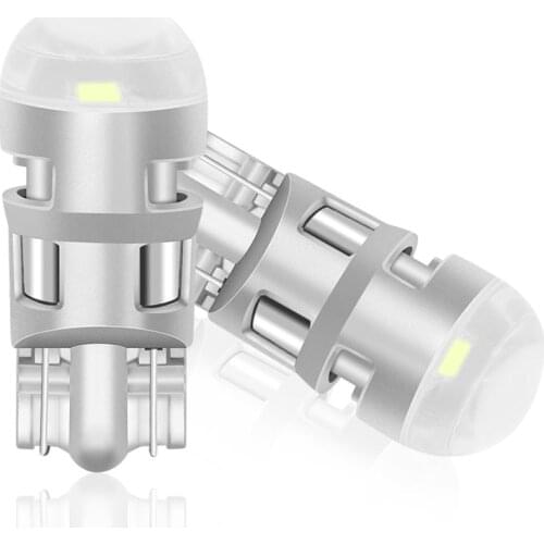 2pcs Signal Lamp T10 Led Car Bulb W5W 194 168 Led T10 Led Lamps For Cars White W5W Clearance Backup Reverse Light 12V styling