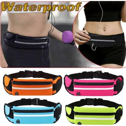 2021 Professional Waist Bag Sports Belt Running Bag Gym SportsBags Five Colors Mobile Phone Bag Waterproof Man Women Balt