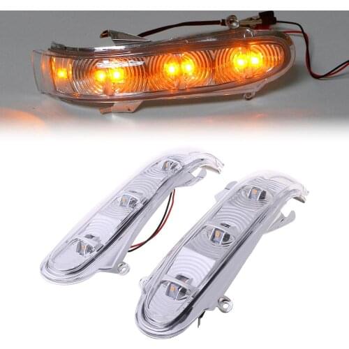 2x Front Turn Signals Lights Side Mirror Turn Signal Led For Mercedes-Benz S-Class W220 CL-Class W215