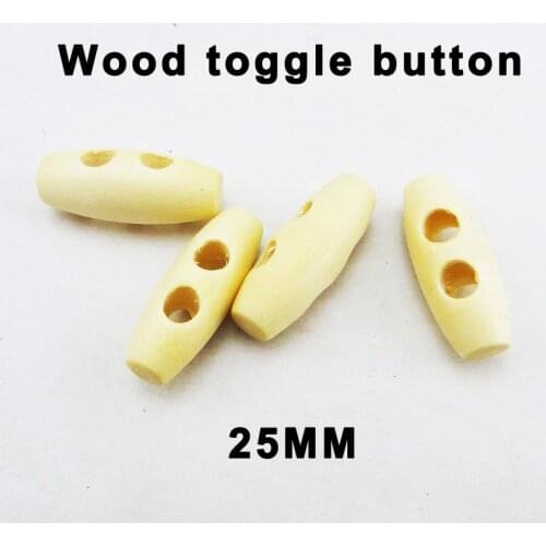 30PCS 25MM WOOD horn BUTTON GARMENT toggles clothes sewing buttons clothing accessory WHB-039
