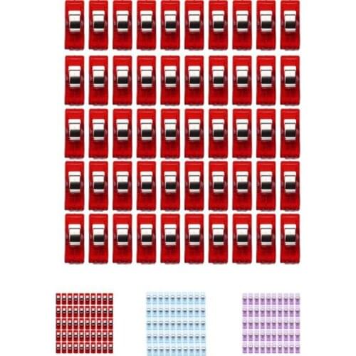 50 PCS Clear Sewing Craft Quilt Binding Plastic Clips Clamps Pack high quality Sewing Accessories Portable