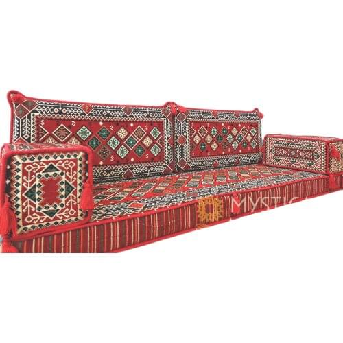 Arabic Floor Seating / Arab Majlis Sofa / Arabic Couches / Oriental Seating / Benc Cushions / Jalsa