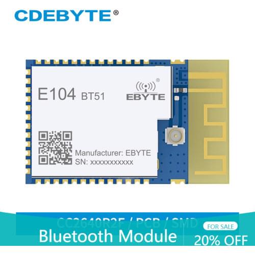 CC2640R2F BLE 5.0 Bluetooth Module 2.4GHz iBeacon Low Power 5dBm PCB Antenna SMD UART Wireless Transceiver