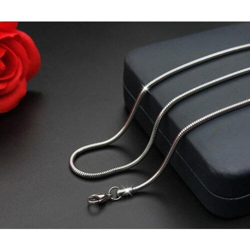 1pc 70cm 76cm Stainless steel Necklace snake Chain DIY fit floating locket pendant