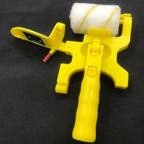 Clean-Cut Paint Edger Roller Brush Multifunctional Roller Paint Brush Clean-Cut Paint Edger Wall Painting Roller Brush Set