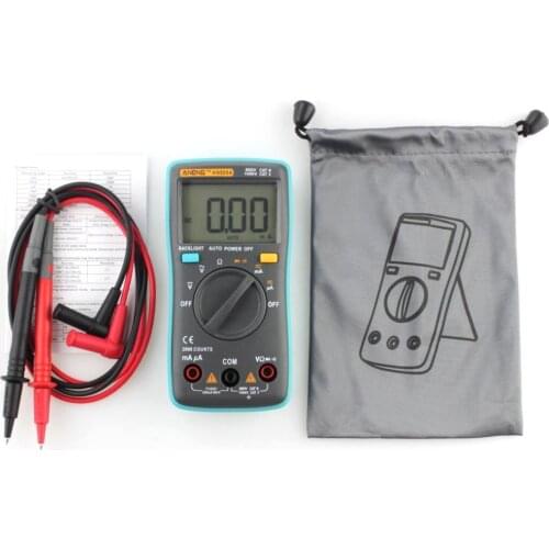 1999 Counts LCD Digital Multimeter Voltmeter Ammeter Voltage Tester DC / AC 750/1000 V and Volt Ohmmeter