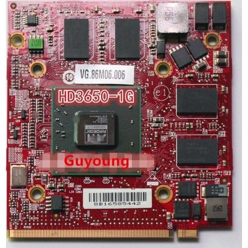 For Acer Aspire 5530 5520 5710G 5920G 6530G 6920G Notebook PC for ATI Mobility Radeon HD 3650 HD3650 DDR3 1G MXM II Video Card