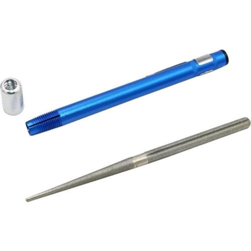 By dhl 100pcs Portable Diamond Sharpening Stone Pen Stick Type Sharpener for Hunting Kitchen tools