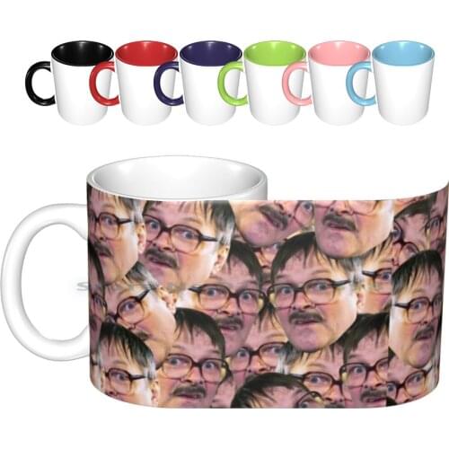 Jims Ceramic Mugs Coffee Cups Milk Tea Mug Jim Friday Night Dinner Funny Faces Friday Night Dinner Creative Trending Vintage