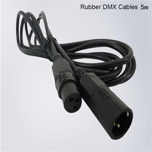 DMX CABLE 1m 2m 5m 10m 20m 3pin Signal Connection Shielded XLR Male to Female for Moving head Fogger Par Can stage lights