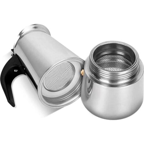 Stainless Steel Coffee Pot Mocha Espresso Latte Percolator Stove Coffee Maker Pot Percolator Drink Tool Cafetiere Latte Stovetop