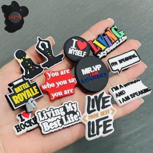 1PCS PVC Seaking Battle Fridge Magnets Living My Best Live I Love Myself Woman MR.VIP Refrigerator Magnetic Sticker Kids Gift