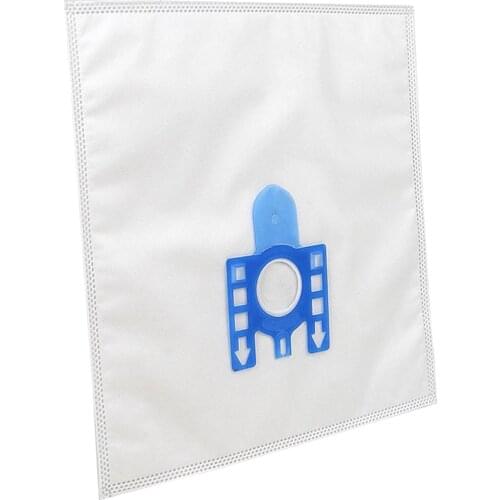 3D Efficiency Dust Bag Non-woven Bag with Filter, Fits for Miele S2110 S421I S456I S5261 S2111