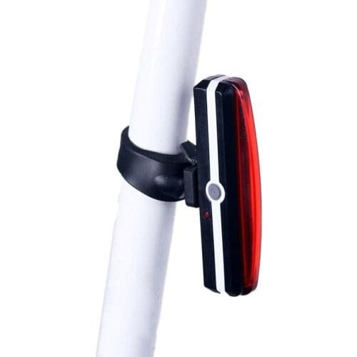 Useful Bicycle Rear Light COB LED USB Rechargeable Tail Warning Lighting Tools Mountain Bike Accessories For Cycling