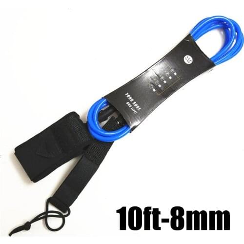 Surfboards Leash 10ft 8mm Length Sports Surfboard Leash Surf Leash Laisse Surf water sport