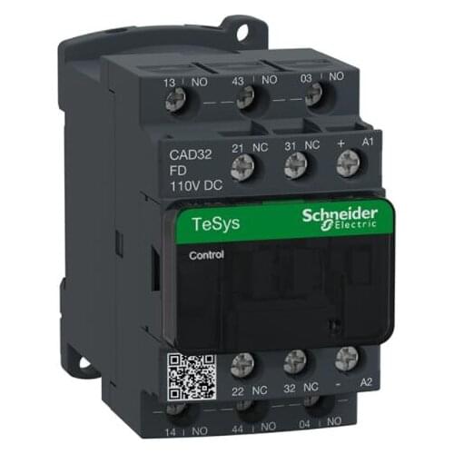 CAD32FD TeSys D control relay - 3 NO + 2 NC - = 690 V - 110 V DC standard coil